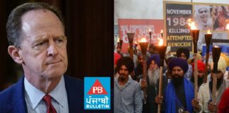 ਆਧੁਨਿਕ ਭਾਰਤੀ ਇਤਿਹਾਸ ਦੇ ‘ਸਭ ਤੋਂ ਕਾਲੇ’ ਦੌਰ ’ਚ ਸ਼ਾਮਲ ਹੈ 1984 ਦਾ ਸਿੱਖ ਕਤਲੇਆਮ : ਅਮਰੀਕੀ ਸੈਨੇਟਰ