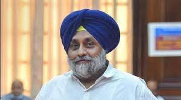 ਅੰਮ੍ਰਿਤਸਰ ‘ਚ ਸੂਰੀ ਦੇ ਹੋਏ ਕਤਲ ਤੋਂ ਲਗਾ ਪੰਜਾਬ ‘ਚ ਸਰਕਾਰ ਨਾਂ ਦੀ ਕੋਈ ਚੀਜ਼ ਨਹੀਂ : ਸੁਖਬੀਰ ਬਾਦਲ