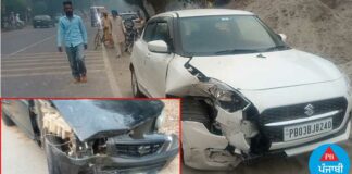 ਪਰਾਲੀ ਦੇ ਧੂੰਏਂ ਕਾਰਨ ਆਪਸ ‘ਚ ਟਕਰਾਈ ਕਾਰਾਂ, ਜਾਨੀ ਨੁਕਸਾਨ ਤੋਂ ਬਚਾਅ