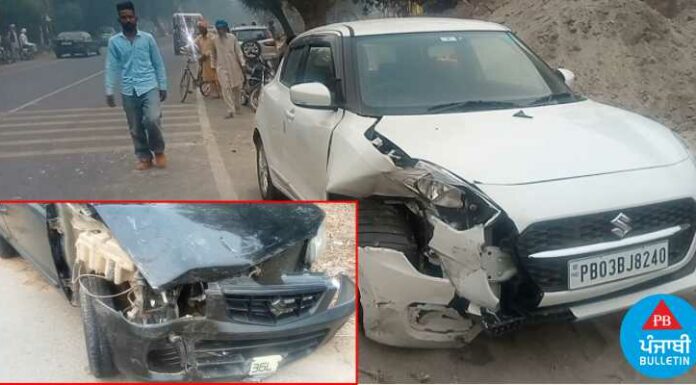 ਪਰਾਲੀ ਦੇ ਧੂੰਏਂ ਕਾਰਨ ਆਪਸ ‘ਚ ਟਕਰਾਈ ਕਾਰਾਂ, ਜਾਨੀ ਨੁਕਸਾਨ ਤੋਂ ਬਚਾਅ