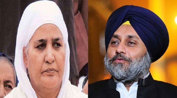 ਐਸਜੀਪੀਸੀ ਚੋਣਾਂ : ਬੀਬੀ ਜਗੀਰ ਕੌਰ ਨੇ ਬਾਦਲ ਪਰਿਵਾਰ ਨੂੰ ਸਿੱਧਾ ਵੰਗਾਰਿਆ, ਚੋਣ ਲੜਨ ਦੇ ਆਪਣੇ ਸਟੈਂਡ ‘ਤੇ ਬਜ਼ਿੱਦ