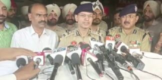 ਸੁਧੀਰ ਸੂਰੀ ਨੂੰ ਗੋਲੀ ਲਗਣ ਵਾਲੀ ਥਾਂ ‘ਤੇ ਪਹੁੰਚੇ ਡੀ.ਜੀ.ਪੀ., ਕਿਹਾ – ਕਿਸੇ ਵੀ ਅੱਤਵਾਦੀ ਹਰਕਤ ਨੂੰ ਬਰਦਾਸ਼ਤ ਨਹੀਂ ਕੀਤਾ ਜਾਵੇਗਾ