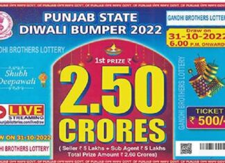 ਜਾਣੋ ਕਿਸ ਨੰਬਰ ‘ਤੇ ਲਗਾ ਦੀਵਾਲੀ ਬੰਪਰ ਲਾਟਰੀ ਦਾ ਪਹਿਲਾ ਇਨਾਮ