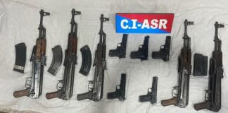 ਪੰਜਾਬ ਪੁਲਿਸ ਤੇ ਬੀਐਸਐਫ ਨੂੰ ਫਿਰੋਜ਼ਪੁਰ ਤੋਂ 5 ਏਕੇ-47 ਰਾਈਫਲਾਂ, 5 ਪਿਸਤੌਲ ਬਰਾਮਦ