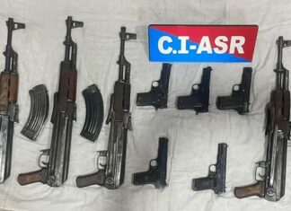 ਪੰਜਾਬ ਪੁਲਿਸ ਤੇ ਬੀਐਸਐਫ ਨੂੰ ਫਿਰੋਜ਼ਪੁਰ ਤੋਂ 5 ਏਕੇ-47 ਰਾਈਫਲਾਂ, 5 ਪਿਸਤੌਲ ਬਰਾਮਦ