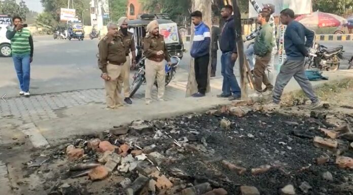 ਗਰੀਬ ਪਰਿਵਾਰ ਦੇ ਚਾਹ ਦੇ ਖੋਖੇ ‘ਚ ਗੈਸ ਸਿਲੰਡਰ ਨੂੰ ਲੱਗੀ ਭਿਆਨਕ ਅੱਗ, ਸਾਰਾ ਸਾਮਾਨ ਸੜ ਕੇ ਸੁਆਹ