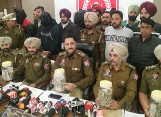 ਪਟਿਆਲਾ ਪੁਲਿਸ ਨੇ 24 ਘੰਟਿਆਂ ਅੰਦਰ ਹੱਲ ਕੀਤਾ ਬੈਂਕ ਡਕੈਤੀ ਕੇਸ, ਚਾਰ ਮੁਲਜ਼ਮ ਕੀਤੇ ਗ੍ਰਿਫਤਾਰ