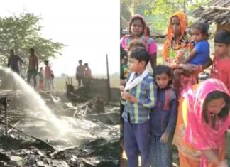 ਸ਼ਾਰਟ ਸਰਕਟ ਕਾਰਨ ਗਰੀਬਾਂ ਦਾ ਹੋਇਆ ਲੱਖਾਂ ਦਾ ਨੁਕਸਾਨ ; ਝੁੱਗੀਆਂ ਬੱਕਰੀਆਂ ਅਤੇ ਘਰ ਦਾ ਸਾਮਾਨ ਸੜ ਕੇ ਸੁਆਹ