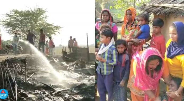 ਸ਼ਾਰਟ ਸਰਕਟ ਕਾਰਨ ਗਰੀਬਾਂ ਦਾ ਹੋਇਆ ਲੱਖਾਂ ਦਾ ਨੁਕਸਾਨ ; ਝੁੱਗੀਆਂ ਬੱਕਰੀਆਂ ਅਤੇ ਘਰ ਦਾ ਸਾਮਾਨ ਸੜ ਕੇ ਸੁਆਹ