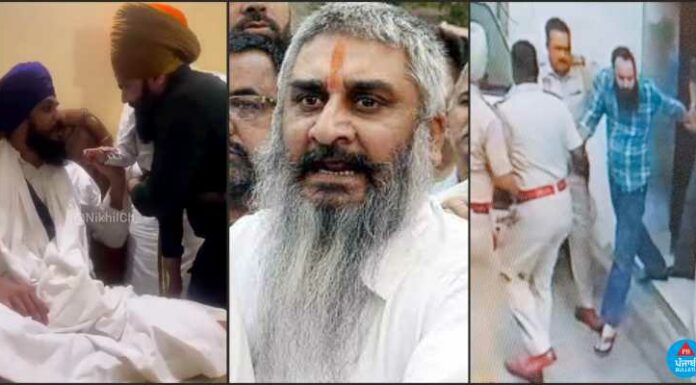 ਸੁਧੀਰ ਸੂਰੀ ਦੇ ਕਾਤਲ ਦੀ ਅੰਮ੍ਰਿਤਪਾਲ ਨਾਲ ਵੀਡਿਓ ਆਈ ਸਾਹਮਣੇ, ਬੀਤੇ ਐਤਵਾਰ ਛੱਕਿਆ ਸੀ ਅੰਮ੍ਰਿਤ