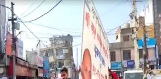 ਲੁਧਿਆਣਾ ‘ਚ ਚੱਲਿਆ ਤਹਿਬਾਜ਼ਾਰੀ ਦਾ ਡੰਡਾ, ਸੜਕਾਂ ‘ਤੇ ਲੱਗੇ ਨਾਜਾਇਜ਼ ਇਸ਼ਤਿਹਾਰੀ ਬੋਰਡ ਉਤਾਰੇ