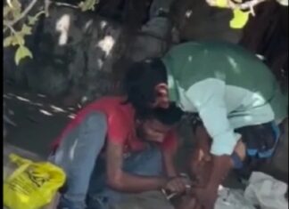 ਨਸ਼ੇੜੀਆਂ ਦਾ ਵੀਡੀਓ ਫਿਰ ਵਾਇਰਲ : ਬੱਸ ਅੱਡੇ ‘ਤੇ ਨਜ਼ਰ ਆਏ ਨਸਾਂ ‘ਚ ਟੀਕਿਆਂ ਰਾਹੀਂ ਜ਼ਹਿਰ ਘੋਲਦੇ ਨੌਜਵਾਨ