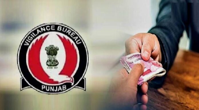 ਅਦਾਲਤੀ ਕੇਸ ‘ਚ ਮਦਦ ਲਈ 7 ਲੱਖ ਦੀ ਰਿਸ਼ਵਤ ਲੈਂਂਦਾ ਪੁਲਿਸ ਇੰਸਪੈਕਟਰ ਵਿਜੀਲੈਂਸ ਅੜਿੱਕੇ