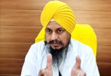 ਮਾਤਾ ਗੁਜਰੀ ਜੀ ਤੇ ਛੋਟੇ ਸਾਹਿਬਜ਼ਾਦਿਆਂ ਦੇ ਸ਼ਹੀਦੀ ਦਿਹਾੜੇ ਮੌਕੇ ਸਿੱਖ ਸੰਗਤਾਂ 10 ਮਿੰਟ ਲਈ ਮੂਲ ਮੰਤਰ ਦਾ ਜਾਪ ਕਰਨ – ਜਥੇਦਾਰ ਗਿਆਨੀ ਹਰਪ੍ਰੀਤ ਸਿੰਘ
