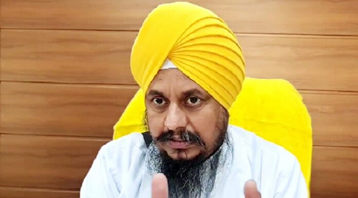 ਮਾਤਾ ਗੁਜਰੀ ਜੀ ਤੇ ਛੋਟੇ ਸਾਹਿਬਜ਼ਾਦਿਆਂ ਦੇ ਸ਼ਹੀਦੀ ਦਿਹਾੜੇ ਮੌਕੇ ਸਿੱਖ ਸੰਗਤਾਂ 10 ਮਿੰਟ ਲਈ ਮੂਲ ਮੰਤਰ ਦਾ ਜਾਪ ਕਰਨ – ਜਥੇਦਾਰ ਗਿਆਨੀ ਹਰਪ੍ਰੀਤ ਸਿੰਘ