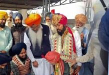 ਬੰਦੀ ਸਿੰਘਾਂ ਦੀ ਰਿਹਾਈ ਲਈ ਚਲਾਈ ਦਸਤਖ਼ਤੀ ਮੁਹਿੰਮ ‘ਚ ਲਾੜੇ ਤੇ ਸਰਵਾਲੇ ਨੇ ਵੀ ਲਿਆ ਹਿੱਸਾ