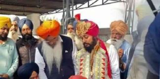 ਬੰਦੀ ਸਿੰਘਾਂ ਦੀ ਰਿਹਾਈ ਲਈ ਚਲਾਈ ਦਸਤਖ਼ਤੀ ਮੁਹਿੰਮ ‘ਚ ਲਾੜੇ ਤੇ ਸਰਵਾਲੇ ਨੇ ਵੀ ਲਿਆ ਹਿੱਸਾ