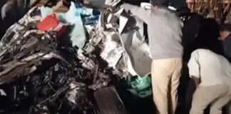 ਭਿਆਨਕ ਹਾਦਸਾ ! ਬੱਸ ਤੇ ਫਾਰਚੂਨਰ ਦੀ ਟੱਕਰ ‘ਚ 9 ਲੋਕਾਂ ਦੀ ਮੌਤ, 30 ਗੰਭੀਰ ਜ਼ਖਮੀ