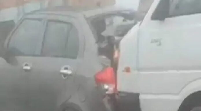 ਪੰਜਾਬ ‘ਚ ਧੁੰਦ ਕਾਰਨ 7 ਵਾਹਨ ਆਪਸ ‘ਚ ਟਕਰਾਏ ; 3 ਜ਼ਖਮੀ, ਇਕ ਦੀ ਲੱਤ ਟੁੱਟੀ