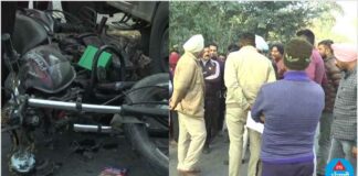 ਕਾਰ ਤੇ ਮੋਟਰਸਾਈਕਲ ਦੀ ਭਿਆਨਕ ਟੱਕਰ, ਬਾਈਕ ਸਵਾਰ ਮਜ਼ਦੂਰ ਦੀ ਦਰਦਨਾਕ ਮੌਤ