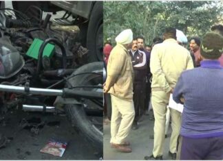 ਕਾਰ ਤੇ ਮੋਟਰਸਾਈਕਲ ਦੀ ਭਿਆਨਕ ਟੱਕਰ, ਬਾਈਕ ਸਵਾਰ ਮਜ਼ਦੂਰ ਦੀ ਦਰਦਨਾਕ ਮੌਤ