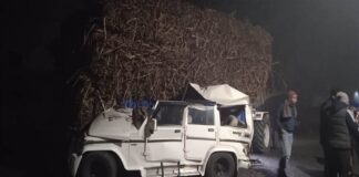 ਲੁਧਿਆਣਾ : ਧੁੰਦ ਕਾਰਨ ਵਾਪਰਿਆ ਭਿਆਨਕ ਹਾਦਸਾ, ਟਰਾਲੀ ਥੱਲੇ ਵੜੀ ਬਲੈਰੋ, 2 ਨੌਜਵਾਨ ਗੰਭੀਰ