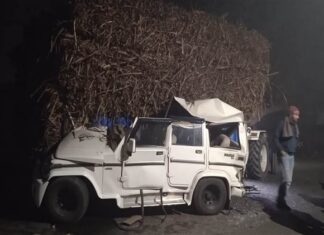 ਲੁਧਿਆਣਾ : ਧੁੰਦ ਕਾਰਨ ਵਾਪਰਿਆ ਭਿਆਨਕ ਹਾਦਸਾ, ਟਰਾਲੀ ਥੱਲੇ ਵੜੀ ਬਲੈਰੋ, 2 ਨੌਜਵਾਨ ਗੰਭੀਰ