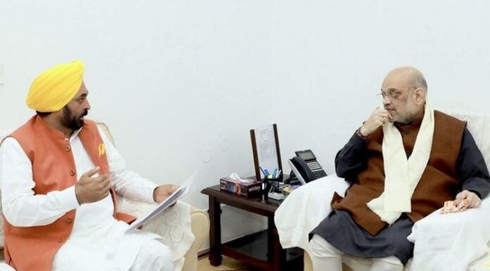 CM ਮਾਨ ਗਏ ਗ੍ਰਹਿ ਮੰਤਰੀ ਕੋਲ, ਬੇਅਦਬੀ ਦੇ ਦੋਸ਼ੀਆਂ ਨੂੰ ਸਜ਼ਾ ਦਿਵਾਉਣ ਲਈ ਕੇਂਦਰ ਤੋਂ ਮੰਗਿਆ ਦਖਲ