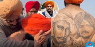 ਦੀਵਾਨਗੀ ਦੀ ਹੱਦ : ਦਿਹਾੜੀਦਾਰ ਸਿੱਖ ਨੌਜਵਾਨ ਨੇ 80 ਹਜ਼ਾਰ ਖਰਚ ਕੇ ਖੁਣਵਾਇਆ ਮੂਸੇਵਾਲਾ ਦਾ ਟੈਟੂ