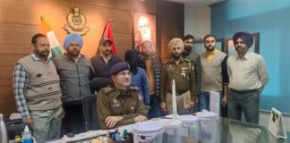 ਰੂਪਨਗਰ : ਹਥਿਆਰ ਸਪਲਾਈ ਕਰਨ ਵਾਲੇ ਗੈਂਗਸਟਰ ਪਵਿੱਤਰ ਸਿੰਘ ਦਾ ਸਾਥੀ 4 ਪਿਸਤੌਲਾਂ ਤੇ 34 ਕਾਰਤੂਸਾਂ ਸਣੇ ਗ੍ਰਿਫ਼ਤਾਰ