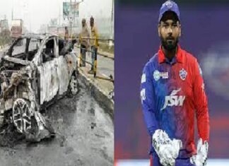 ਭਾਰਤੀ ਕ੍ਰਿਕਟਰ ਰਿਸ਼ਭ ਪੰਤ ਹੋਏ ਭਿਆਨਕ ਸੜਕ ਹਾਦਸੇ ਦੇ ਸ਼ਿਕਾਰ, ਕਾਰ ਨੂੰ ਅੱਗ ਲਗਣ ਕਾਰਨ ਖਿੜਕੀ ਦਾ ਸ਼ੀਸ਼ਾ ਤੋੜ ਕੇ ਬਚਾਈ ਜਾਨ