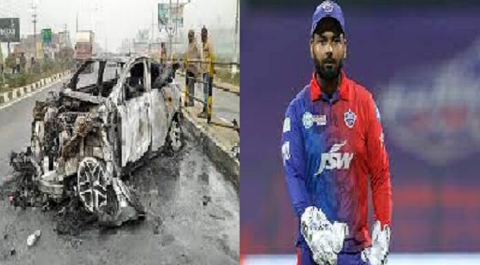 ਭਾਰਤੀ ਕ੍ਰਿਕਟਰ ਰਿਸ਼ਭ ਪੰਤ ਹੋਏ ਭਿਆਨਕ ਸੜਕ ਹਾਦਸੇ ਦੇ ਸ਼ਿਕਾਰ, ਕਾਰ ਨੂੰ ਅੱਗ ਲਗਣ ਕਾਰਨ ਖਿੜਕੀ ਦਾ ਸ਼ੀਸ਼ਾ ਤੋੜ ਕੇ ਬਚਾਈ ਜਾਨ