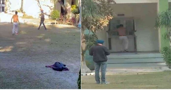 ਅਧਿਆਪਕ ਨੇ ਕੱਪੜੇ ਲਾਹ ਕੇ ਸਟਾਫ ਨਾਲ ਕੀਤੀ ਹੱਥੋਪਾਈ, ਕਾਲਜ ਦੇ ਭੰਨ ਦਿੱਤੇ ਸ਼ੀਸ਼ੇ