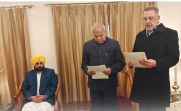 ਡਾ. ਬਲਬੀਰ ਸਿੰਘ ਬਣੇ ਸਿਹਤ ਮੰਤਰੀ, ਅਹੁਦੇ ਦੀ ਚੁੱਕੀ ਸਹੁੰ