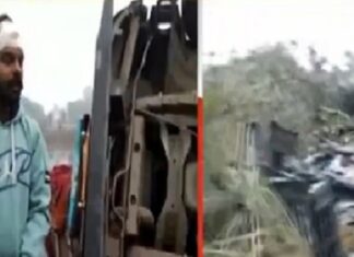 ਬਿਹਾਰ ‘ਚ ਪੰਜਾਬੀ ਡਰਾਈਵਰ ਦਾ ਪਲਟਿਆ ਟਰੱਕ, ਕਿੰਨੂਆਂ ਤੋਂ ਇਲਾਵਾ ਟਰੱਕ ਦੀ ਬੈਟਰੀ ਤੇ ਪੁਰਜ਼ੇ ਲੁੱਟ ਕੇ ਲੈ ਗਏ ਲੋਕ