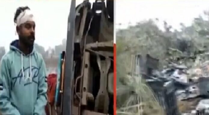 ਬਿਹਾਰ ‘ਚ ਪੰਜਾਬੀ ਡਰਾਈਵਰ ਦਾ ਪਲਟਿਆ ਟਰੱਕ, ਕਿੰਨੂਆਂ ਤੋਂ ਇਲਾਵਾ ਟਰੱਕ ਦੀ ਬੈਟਰੀ ਤੇ ਪੁਰਜ਼ੇ ਲੁੱਟ ਕੇ ਲੈ ਗਏ ਲੋਕ