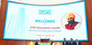 ਨਿਵੇਸ਼ ਲਈ ਪੰਜਾਬ ਨੂੰ ਸਭ ਤੋਂ ਪਸੰਦੀਦਾ ਸੂਬੇ ਵਜੋਂ ਦਰਸਾਇਆ, CM ਮਾਨ ਨੇ ਬੰਬਈ ਸਟਾਕ ਐਕਸਚੇਂਜ ਦਾ ਕੀਤਾ ਦੌਰਾ