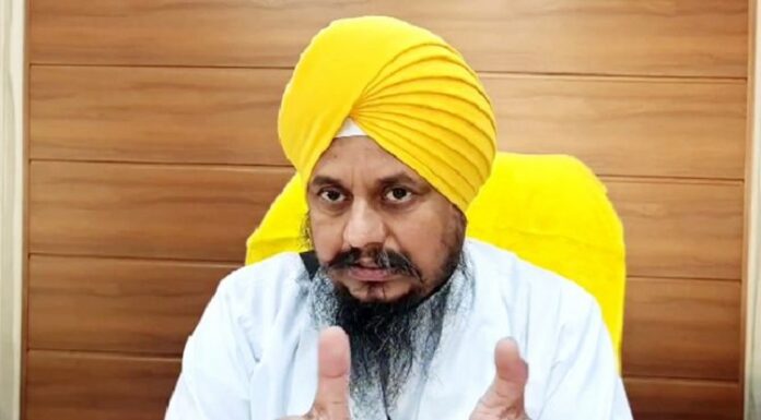 ਸ੍ਰੀ ਅਕਾਲ ਤਖ਼ਤ ਸਾਹਿਬ ਦੇ ਜਥੇਦਾਰ ਨੂੰ ਮਿਲਣ ਤੋਂ ਬਾਅਦ ਗਿਆਨੀ ਹਰਪ੍ਰੀਤ ਸਿੰਘ ਦਾ ਵੱਡਾ ਐਲਾਨ