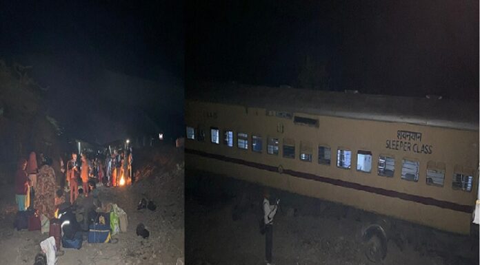 ਟਰੇਨ ਦੇ 11 ਡੱਬੇ ਪਟੜੀ ਤੋਂ ਉਤਰਨ ਨਾਲ ਪਿਆ ਚੀਕ-ਚਿਹਾੜਾ, ਅਨੇਕਾਂ ਯਾਤਰੀ ਹੋਏ ਜ਼ਖਮੀ