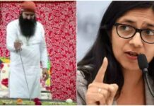 ਸਵਾਤੀ ਮਾਲੀਵਾਲ ਦਾ ਤੰਜ, ਕਿਹਾ- ਪਹਿਲਾਂ ਤਲਵਾਰ ਨਾਲ ਗਰੀਬਾਂ ਦੀ ਰੱਖਿਆ ਕੀਤੀ ਜਾਂਦੀ ਸੀ, ਅੱਜ ‘ਬਲਾਤਕਾਰੀ’ ਤਲਵਾਰ ਨਾਲ ਜਸ਼ਨ ਮਨਾ ਰਿਹੈ