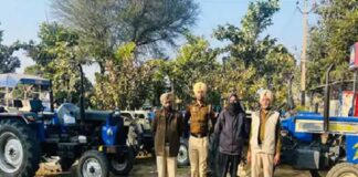 ਲੁਧਿਆਣਾ ਪੁਲਿਸ ਨੇ ਚੋਰੀ ਦੇ 5 ਟਰੈਕਟਰ ਕੀਤੇ ਬਰਾਮਦ, ਮੁਲਜ਼ਮ ਗੁਜਰਾਤ ਤੋਂ ਲਿਆ ਕੇ ਵੇਚਦੇ ਸਨ ਪੰਜਾਬ