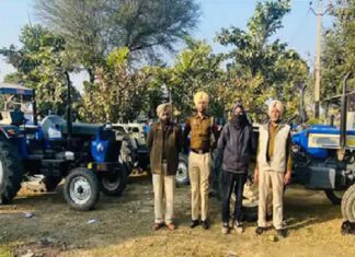 ਲੁਧਿਆਣਾ ਪੁਲਿਸ ਨੇ ਚੋਰੀ ਦੇ 5 ਟਰੈਕਟਰ ਕੀਤੇ ਬਰਾਮਦ, ਮੁਲਜ਼ਮ ਗੁਜਰਾਤ ਤੋਂ ਲਿਆ ਕੇ ਵੇਚਦੇ ਸਨ ਪੰਜਾਬ