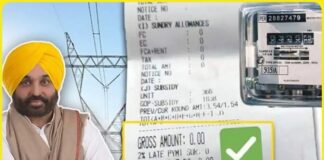 ਸੂਬੇ ਦੇ 90 ਫੀਸਦੀ ਪਰਿਵਾਰਾਂ ਦਾ ਬਿਜਲੀ ਬਿੱਲ ਆ ਰਿਹਾ ਜ਼ੀਰੋ, ਪੰਜਾਬ ਸਰਕਾਰ ਦਾ ਦਾਅਵਾ- ਜਨਵਰੀ ‘ਚ ਵਧੇਗਾ ਹੋਰ ਅੰਕੜਾ