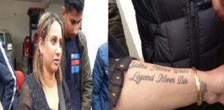 ਅਮਰੀਕਾ ਤੋਂ ਆਈ ਲੜਕੀ ਨੇ ਬਾਂਹ ‘ਤੇ ਬਣਵਾਇਆ ਸਿੱਧੂ ਦਾ ਟੈਟੂ, ਦੂਜੀ ‘ਤੇ ਲਿਖਵਾਇਆ ਗੀਤ ਲੀਜੈਂਡ ਨੈਵਰ ਡਾਈ