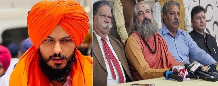 ਅੰਮ੍ਰਿਤਪਾਲ ਸਿੰਘ ਦਾ ਪਾਸਪੋਰਟ ਜ਼ਬਤ ਕਰਕੇ ਕਾਰਵਾਈ ਨਹੀਂ ਕੀਤੀ ਤਾਂ ਸਾਨੂੰ ਵੀ ਮਾਰਚ ਕਰਨਾ ਪਵੇਗਾ – ਸਰਬੇਸ਼ਵਰ ਨੰਦ ਭੈਰਵ