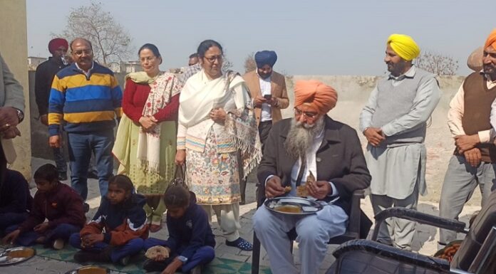 ਵਿਧਾਨ ਸਭਾ ਸਪੀਕਰ ਕੁਲਤਾਰ ਸੰਧਵਾਂ ਨੇ ਮਿੱਡ ਡੇਅ ਮੀਲ ਦੀ ਗੁਣਵੱਤਾ ਦਾ ਮਿਆਰ ਕੀਤਾ ਚੈੱਕ