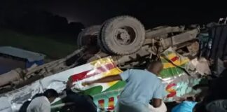 ਮੱਧ ਪ੍ਰਦੇਸ਼ ‘ਚ ਭਿਆਨਕ ਹਾਦਸਾ ! ਟਰੱਕ ਨੇ ਮਾਰੀ 3 ਬੱਸਾਂ ਨੂੰ ਟੱਕਰ, 15 ਲੋਕਾਂ ਦੀ ਮੌਤ, 50 ਗੰਭੀਰ ਜ਼ਖਮੀ