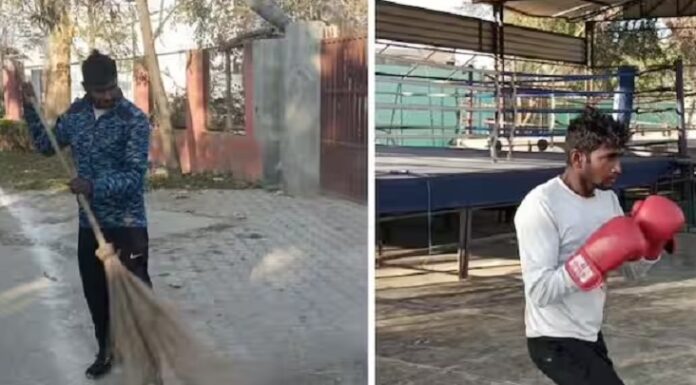 ਸੀਐਮ ਦੇ ਆਪਣੇ ਹਲਕੇ ਸੰਗਰੂਰ ਦਾ ਨੈਸ਼ਨਲ ਬਾਕਸਿੰਗ ਚੈਂਪੀਅਨ ਝਾੜੂ ਮਾਰ ਕੇ ਜ਼ਿੰਦਗੀ ਬਸਰ ਕਰਨ ਲਈ ਮਜਬੂਰ