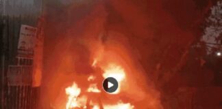 ਲੁਧਿਆਣਾ ‘ਚ ਚਲਦੀ ਕੋਰੀਅਰ ਗੱਡੀ ਨੂੰ ਲੱਗੀ ਅੱਗ, ਮਿੰਟਾਂ ‘ਚ ਗੱਡੀ ਤੇ ਸਾਮਾਨ ਸੜ ਕੇ ਹੋ ਗਿਆ ਸੁਆਹ