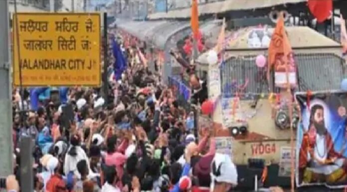 ਅੱਜ ਸ਼ਰਧਾਲੂਆਂ ਨੂੰ ਜਲੰਧਰ ਤੋਂ ਗੁਰੂ ਰਵਿਦਾਸ ਧਾਮ ਬਨਾਰਸ ਲੈ ਕੇ ਜਾਵੇਗੀ ਟਰੇਨ, CM ਮਾਨ ਦੇਣਗੇ ਹਰੀ ਝੰਡੀ